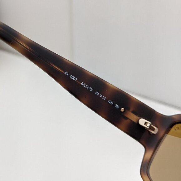 🕶️ Armani Exchange AX4007 Dark Tortoise Sunglasses 64/13-125 / JLE217 🕶️​ - Picture 6 of 10
